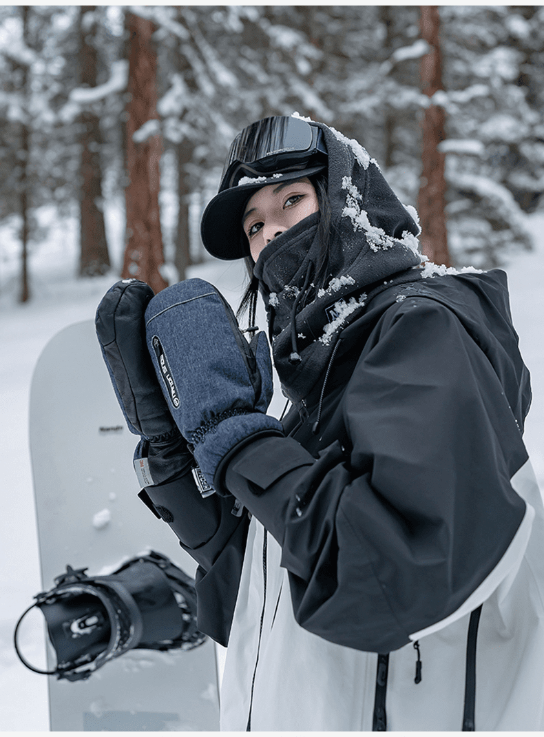 NANEND 3M Waterproof and abrasion - resistant inner fingerless ski gloves - NANEND