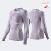 NANEND & AWEX Collaboration: Merino Wool Ski Quick - Drying Shirt with Gradient Compression and KnitzoneX for Women - NANEND
