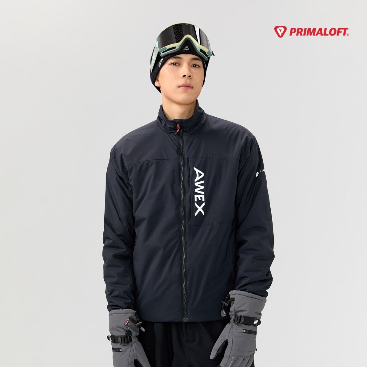 NANEND & AWEX Collaboration New P - Cotton Warm Ski Mid - Layer Jacket - NANEND