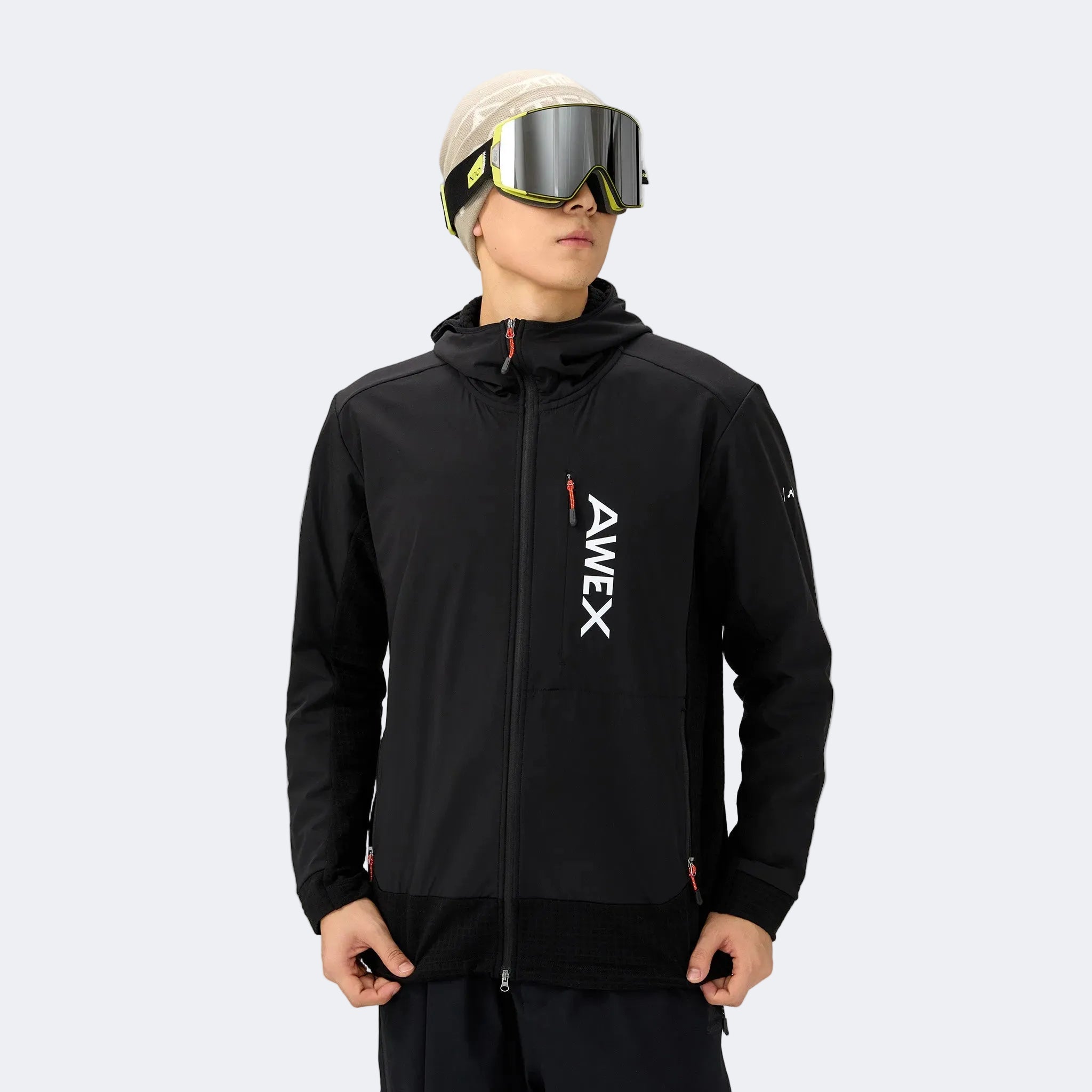 NANEND & AWEX Collaboration - Wool Cardigan Ski Insulated Midlayer Jacket - Men's - NANEND