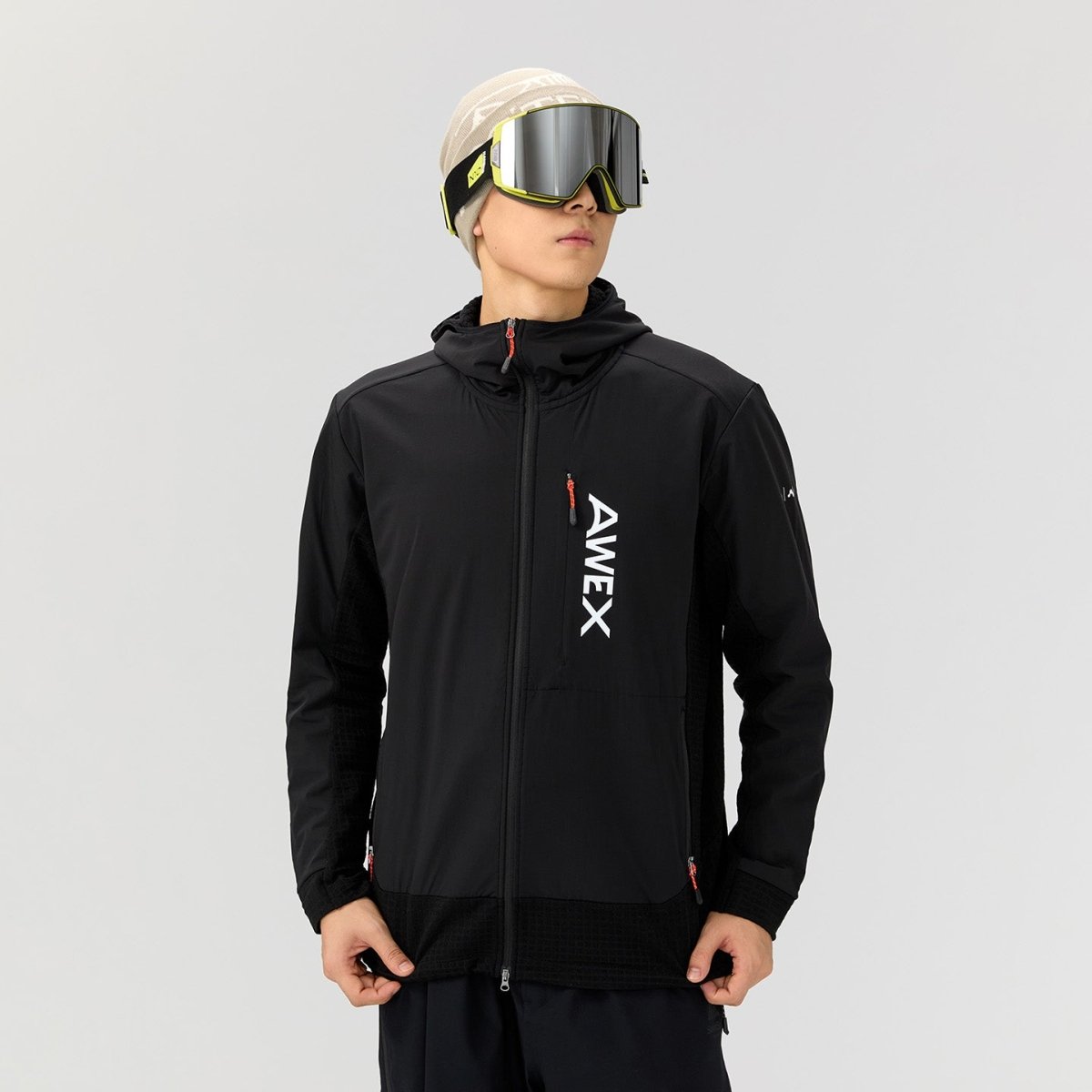 NANEND & AWEX Collaboration - Wool Cardigan Ski Insulated Midlayer Jacket - Men's - NANEND