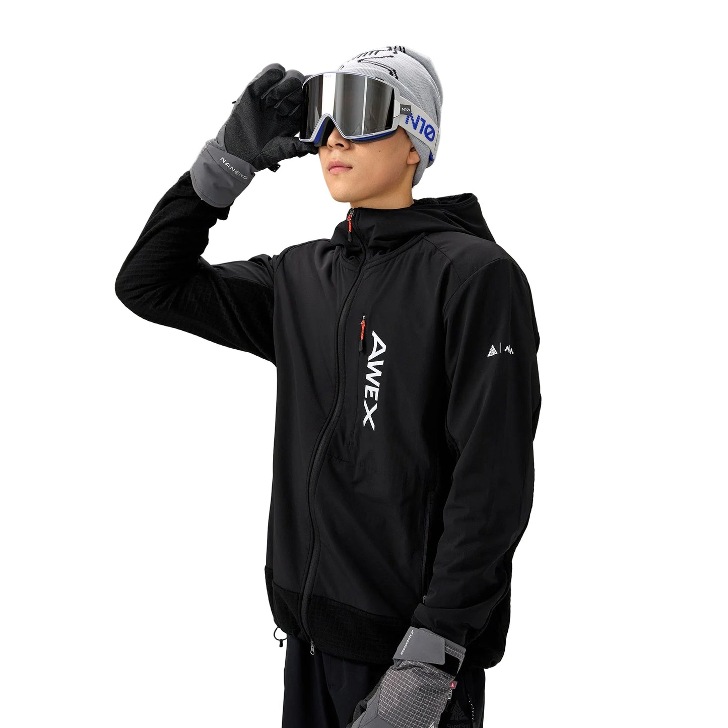 NANEND & AWEX Collaboration - Wool Cardigan Ski Insulated Midlayer Jacket - Men's - NANEND