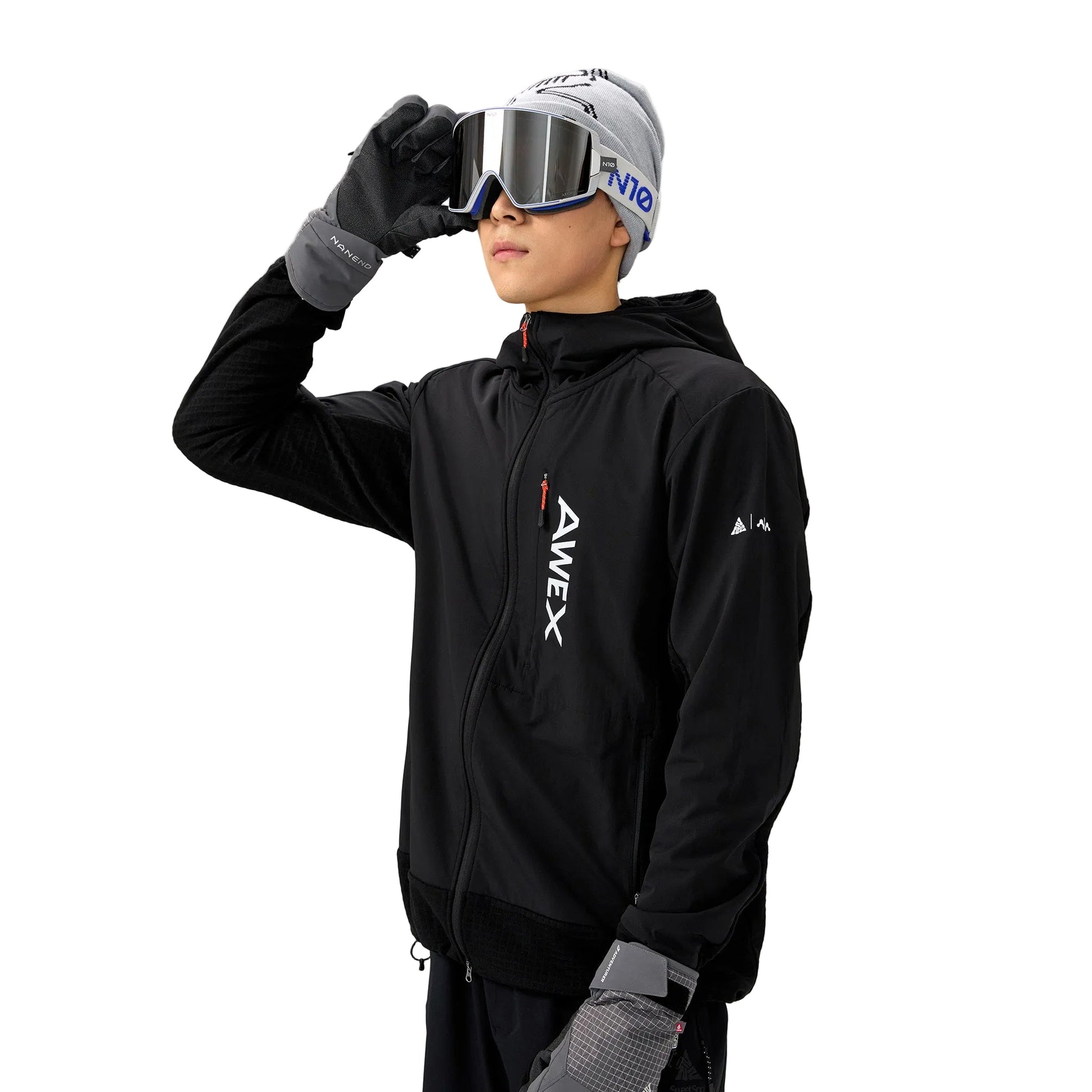 NANEND & AWEX Collaboration - Wool Cardigan Ski Insulated Midlayer Jacket - Men's - NANEND