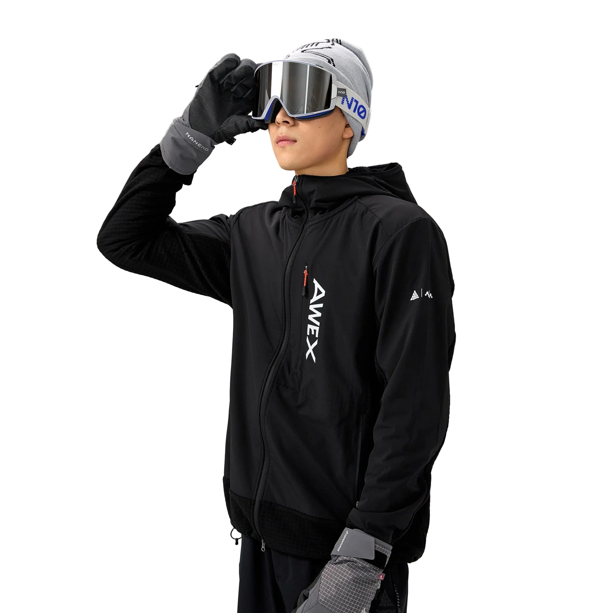 NANEND & AWEX Collaboration - Wool Cardigan Ski Insulated Midlayer Jacket - Men's - NANEND