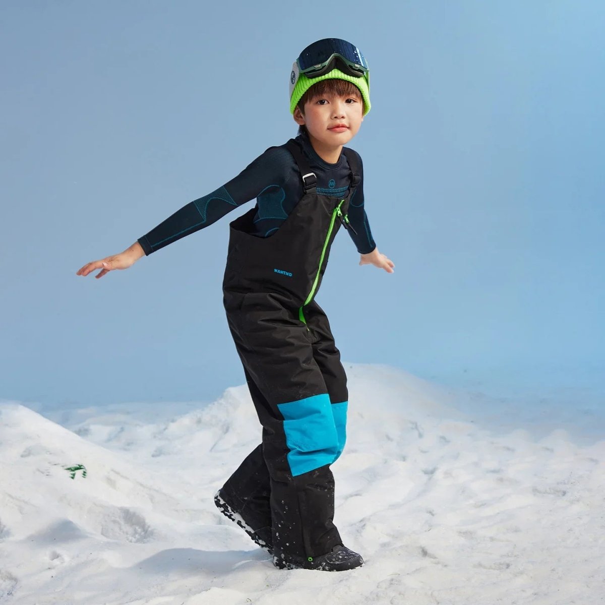 NANEND Children's Ski Pants, Waterproof, Warm, Wear - resistant Skiing equipment - NANEND