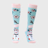 NANEND Children's warm, extra long and thick cartoon pattern cotton socks for outdoor sports - NANEND
