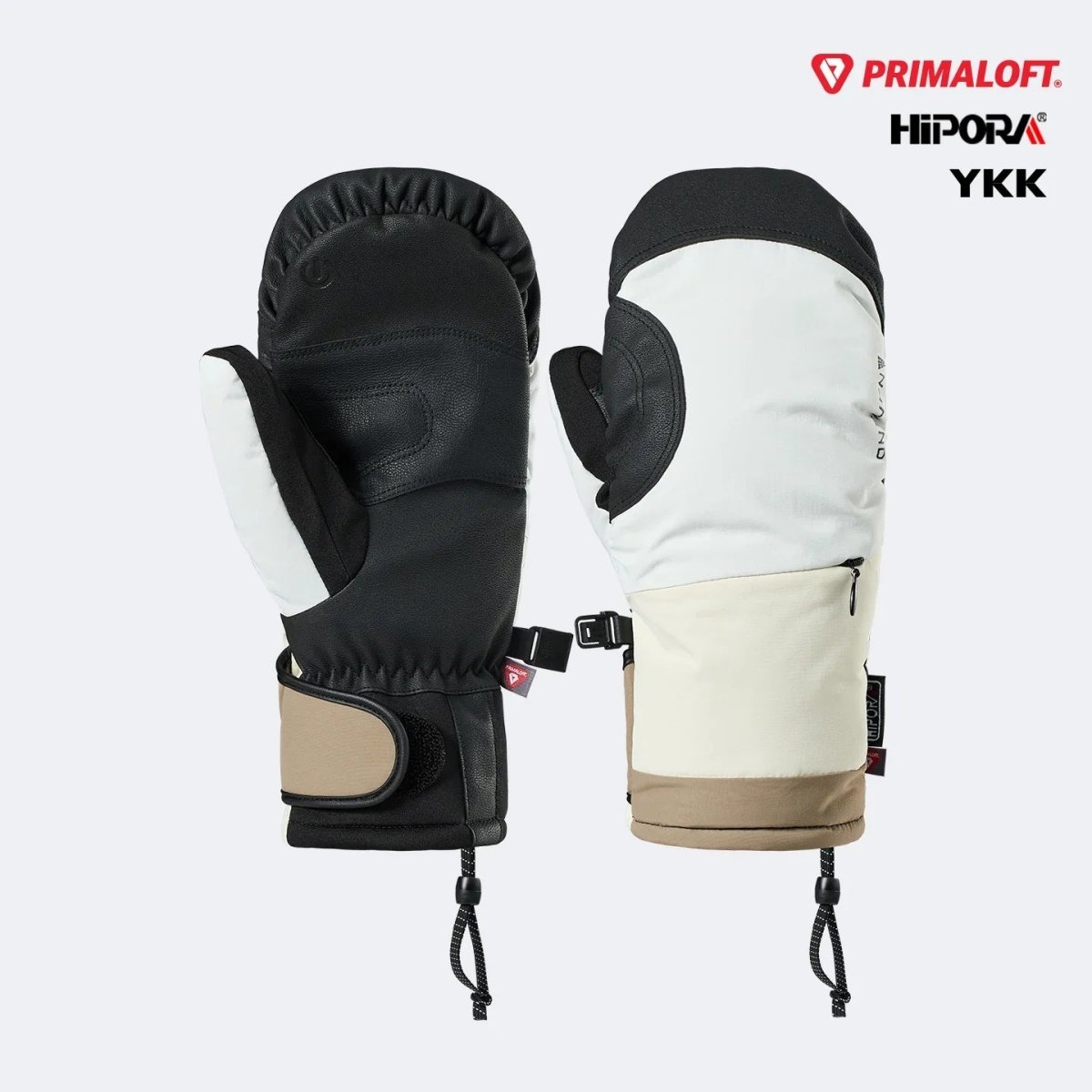 NANEND Color - blocked gold label P warm and waterproof cotton ski gloves - NANEND