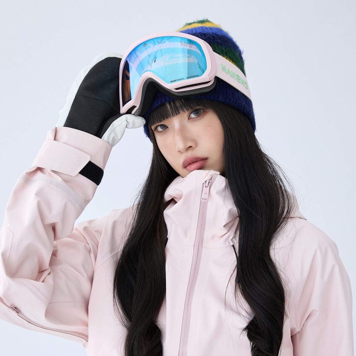 NANEND Double - layer curved photochromic ski goggles NG23Max - NANEND