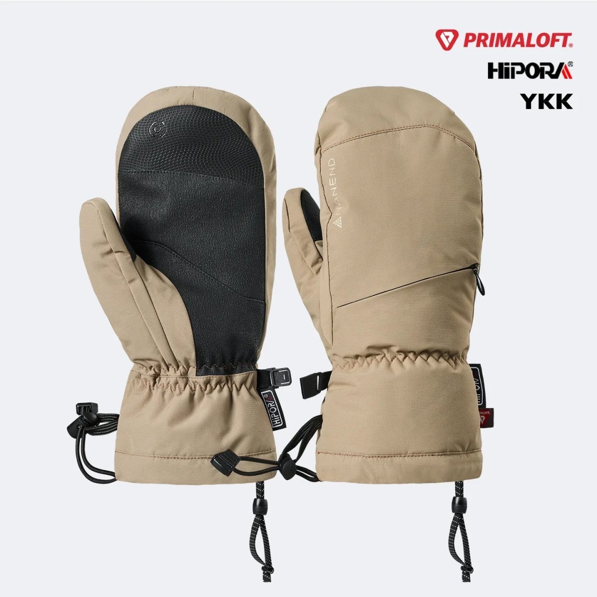 NANEND Fingertip Touchscreen Gold Label P Cotton Filled Ski Gloves - NANEND