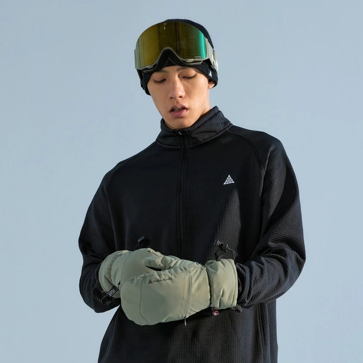 NANEND Fingertip Touchscreen Gold Label P Cotton Filled Ski Gloves - NANEND