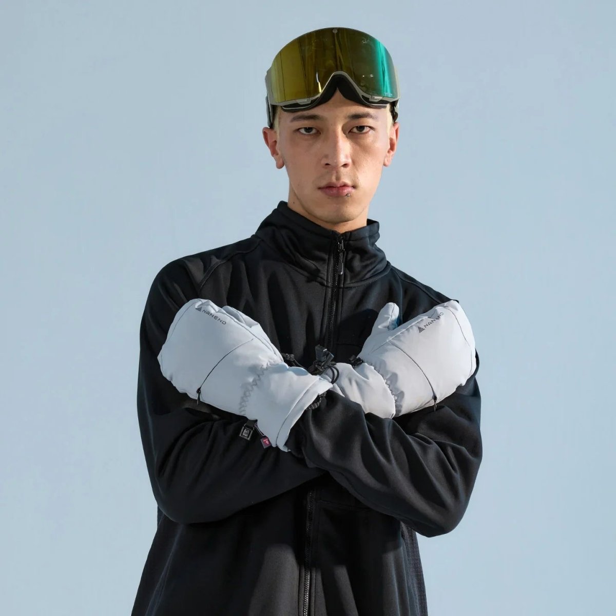 NANEND Fingertip Touchscreen Gold Label P Cotton Filled Ski Gloves - NANEND