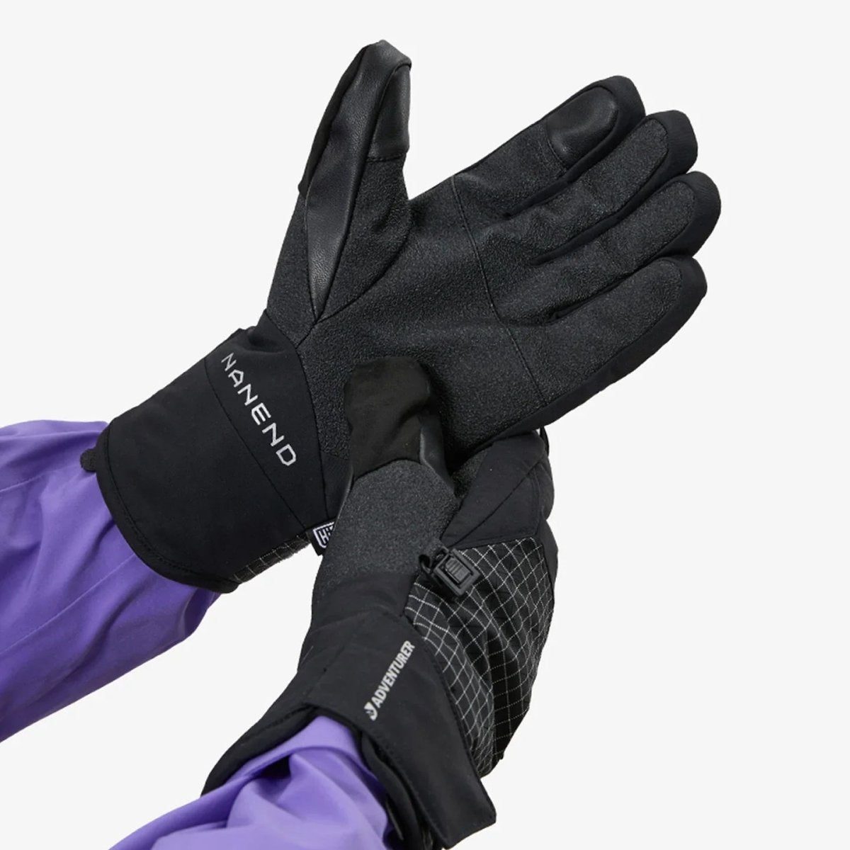 NANEND Five - finger reinforced palm waterproof professional ski gloves - NANEND