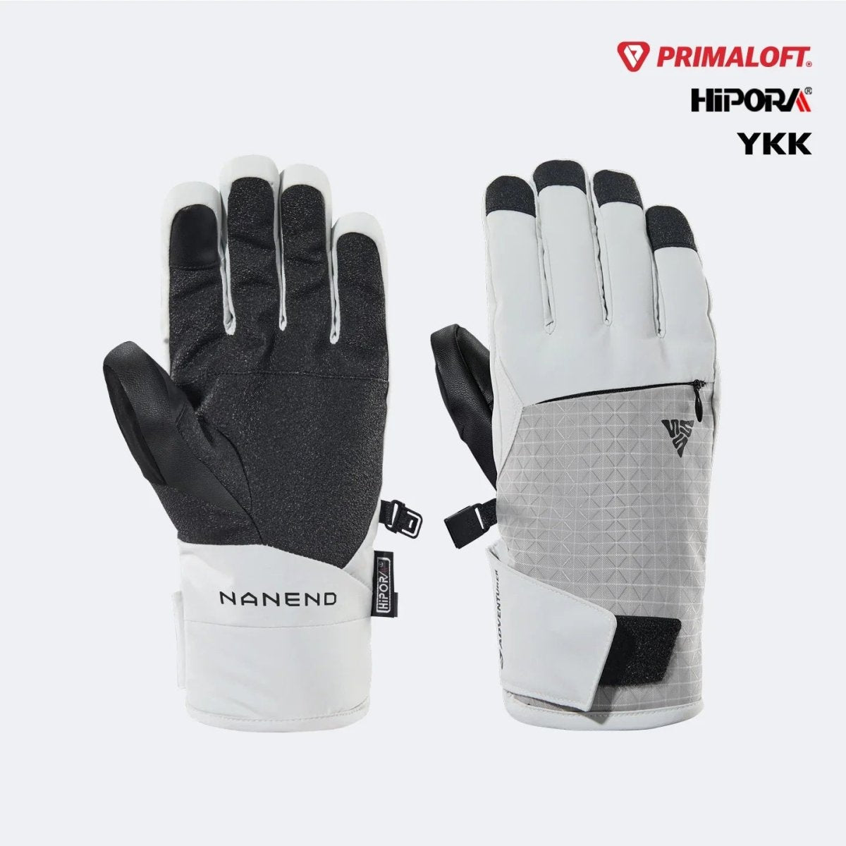 NANEND Five - finger reinforced palm waterproof professional ski gloves - NANEND