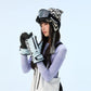 Skyline Series PrimaLoft® Kevlar® Waterproof Abrasion-Resistant Ski Gloves (Cream Blue) – NANEND