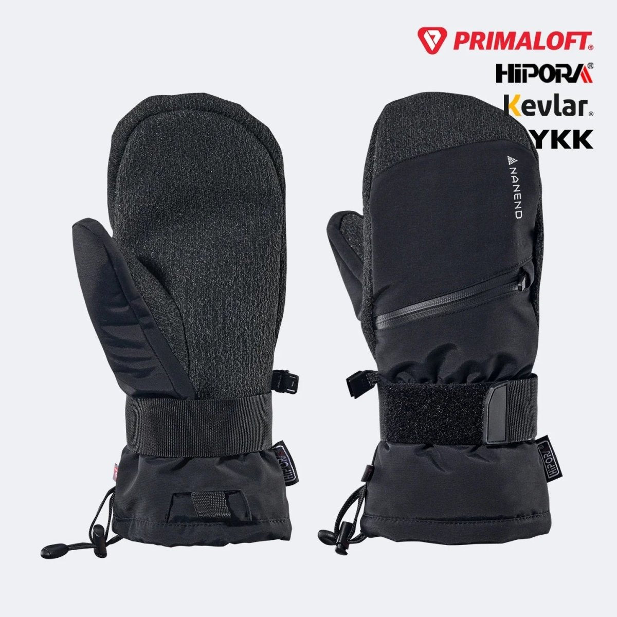 NANEND Gold Standard P - Cotton Filled Professional Warm Ski Gloves - NANEND