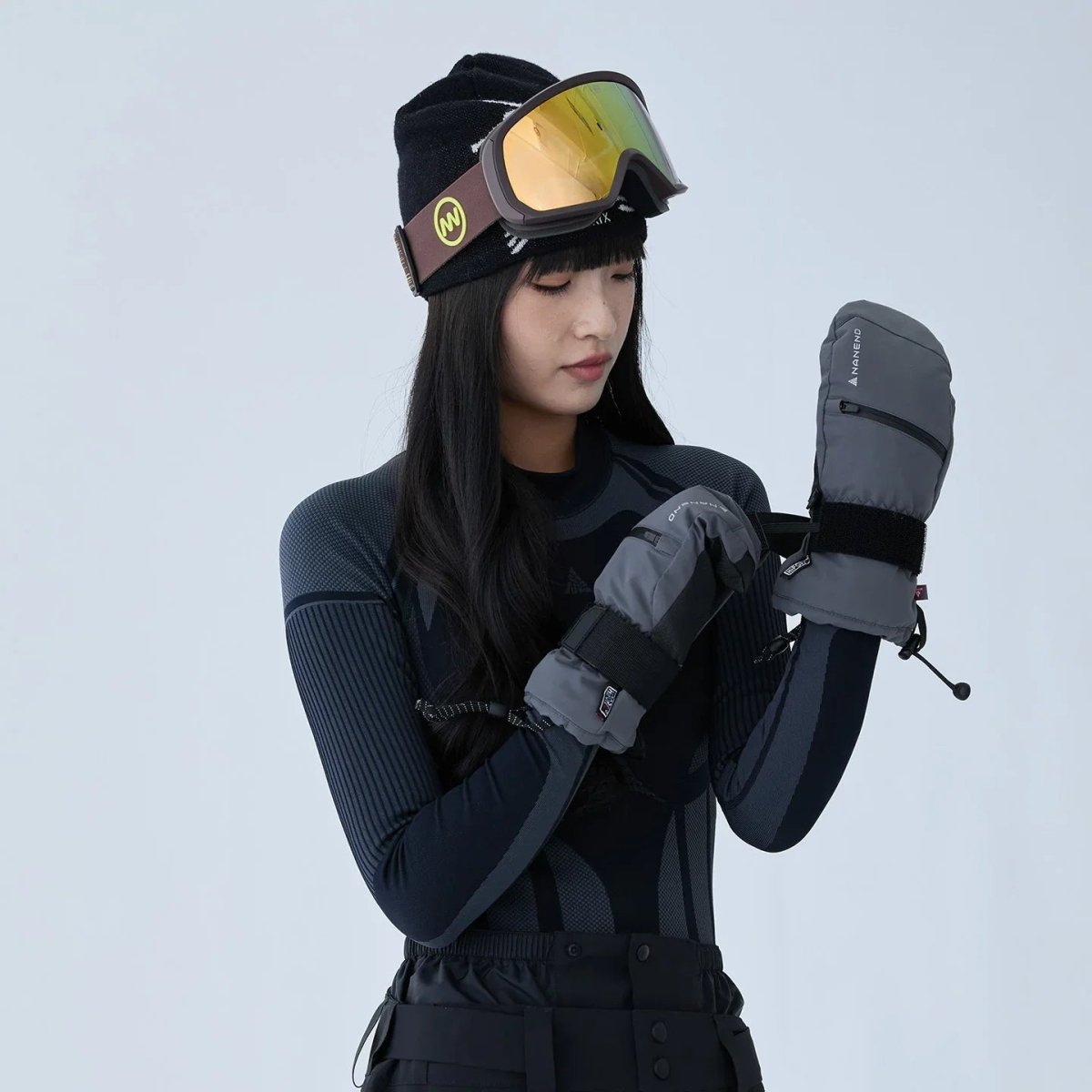 NANEND Gold Standard P - Cotton Filled Professional Warm Ski Gloves - NANEND