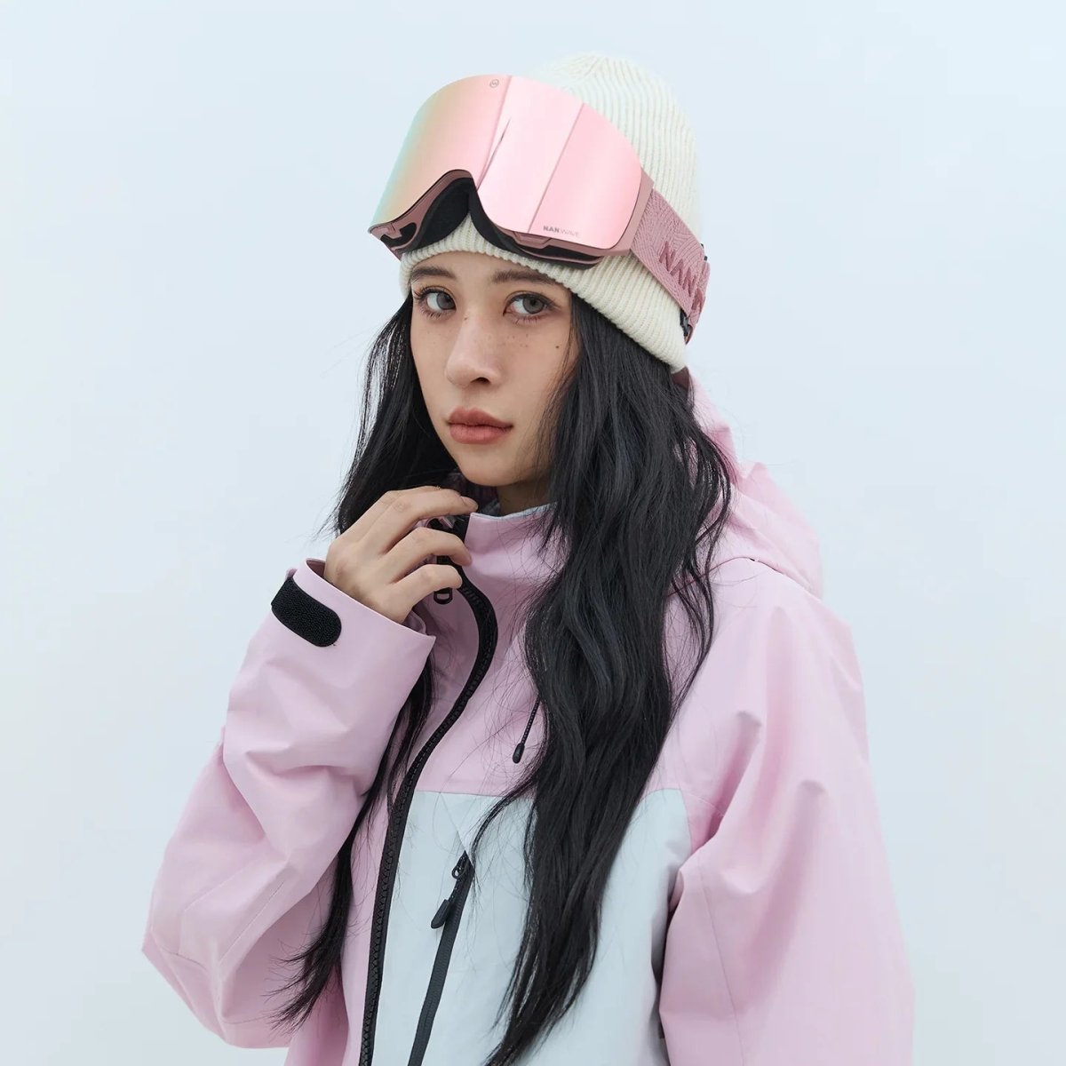 NANEND High - definition anti - fog magnetic NanFlip flip - top ski goggles NG21 - NANEND