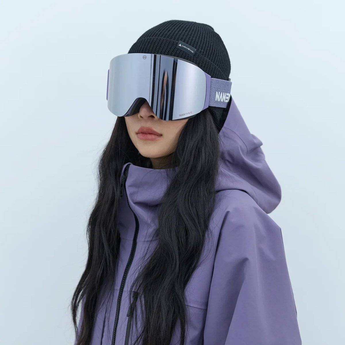 NANEND High - definition anti - fog magnetic NanFlip flip - top ski goggles NG21 - NANEND