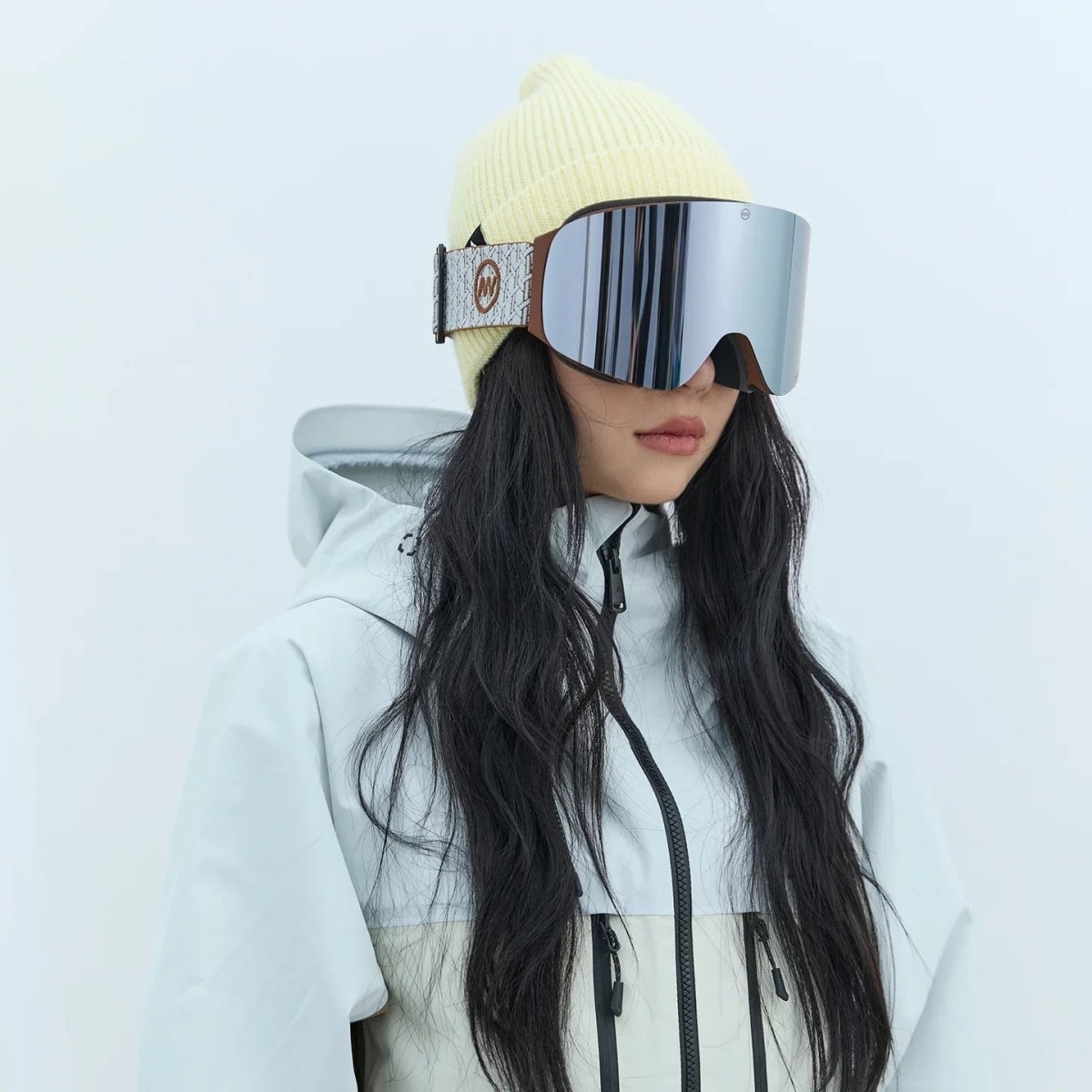 NANEND High - definition anti - fog magnetic NanFlip flip - top ski goggles NG21 - NANEND