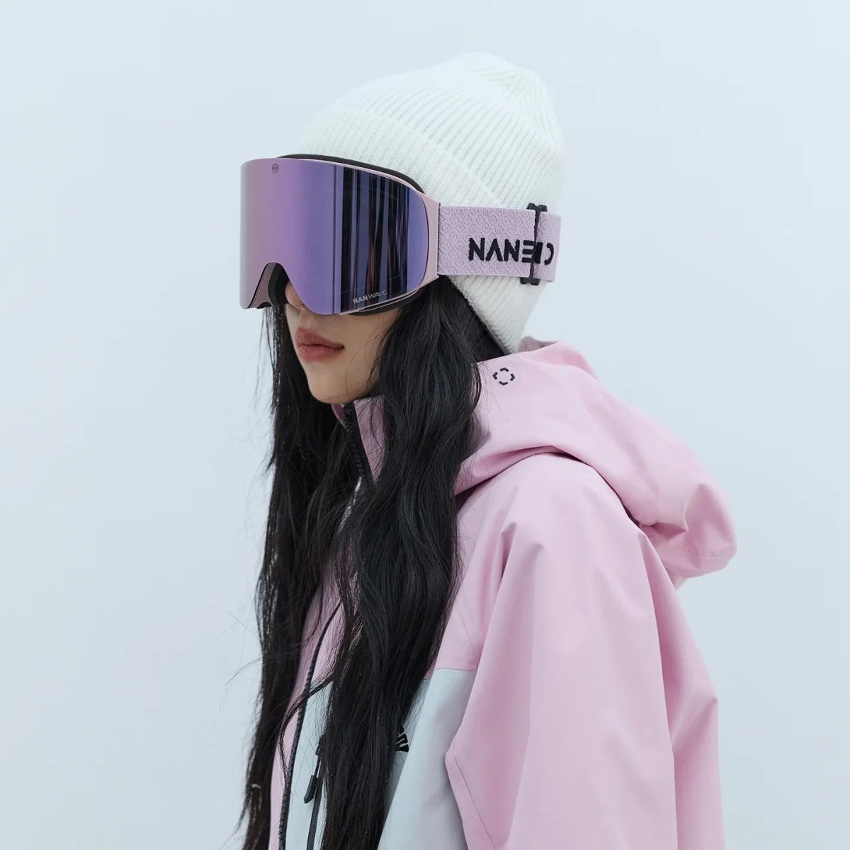 NANEND High - definition anti - fog magnetic NanFlip flip - top ski goggles NG21 - NANEND