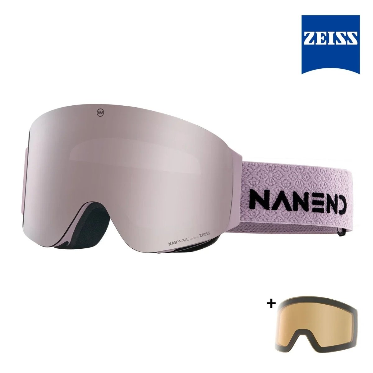NANEND Instant Visibility - Double Zeiss Lens, High - Definition Anti - Fog Ski Goggles NG21pro - NANEND