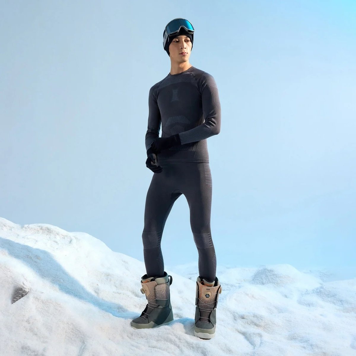 NANEND Merino wool outdoor warm inner layer winter ski quick - drying clothing - NANEND