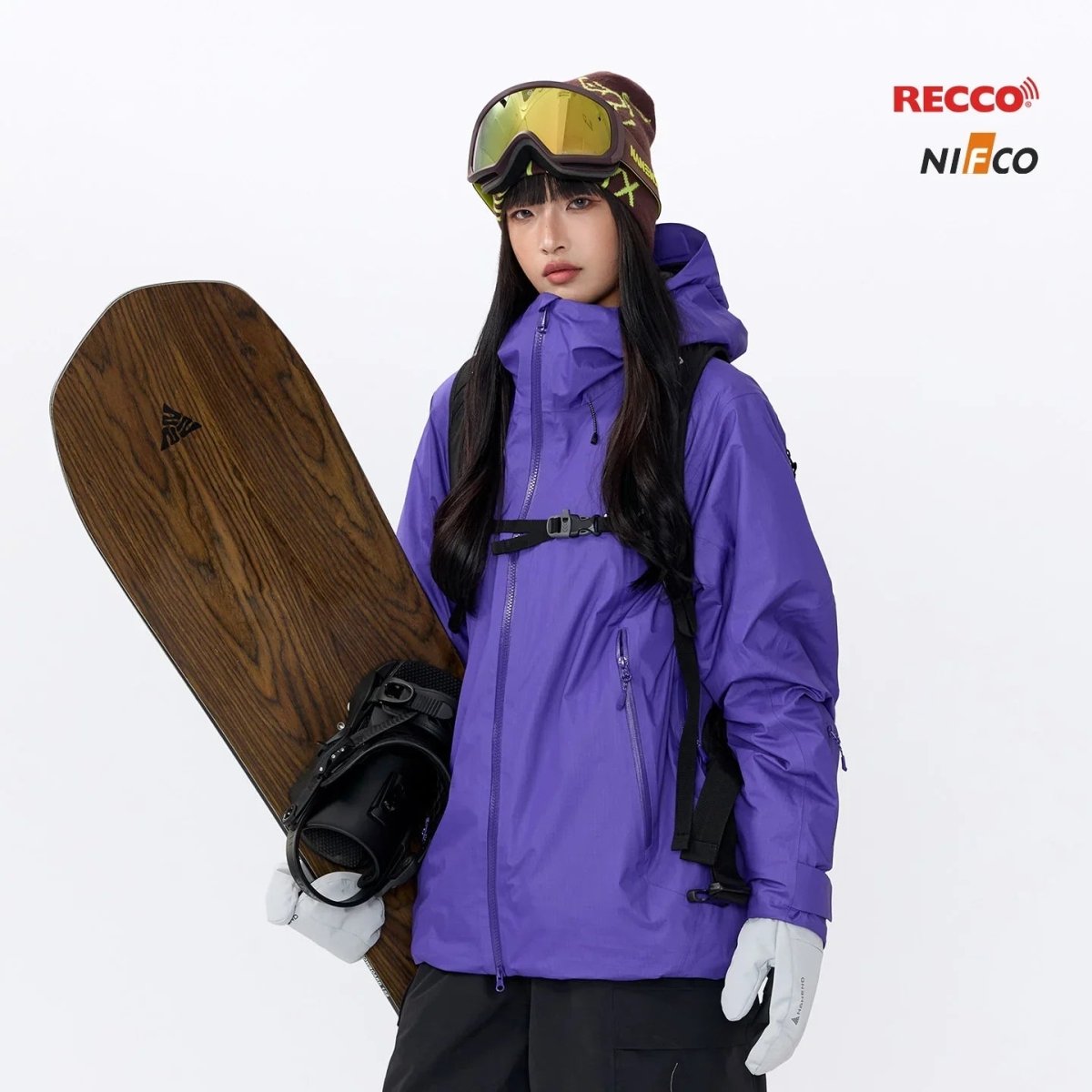 NANEND New 3L Fabric Fully Filled Cotton Ski Jacket - Unisex - NANEND