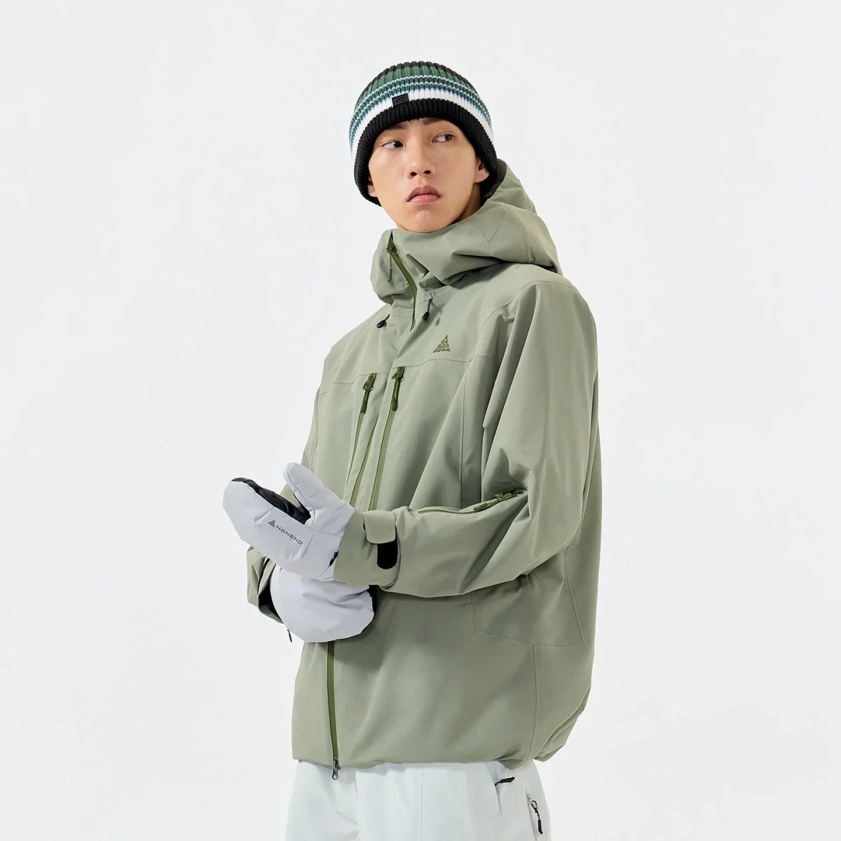 NANEND New 3L Partitioned Cotton - lined Waterproof and Warm Ski Jacket - Unisex - NANEND