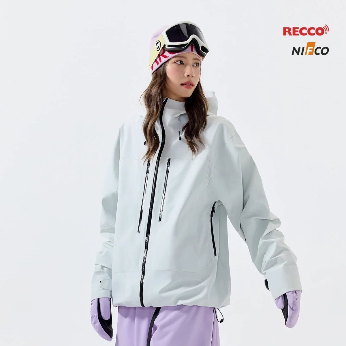 NANEND New 3L Partitioned Cotton - lined Waterproof and Warm Ski Jacket - Unisex - NANEND