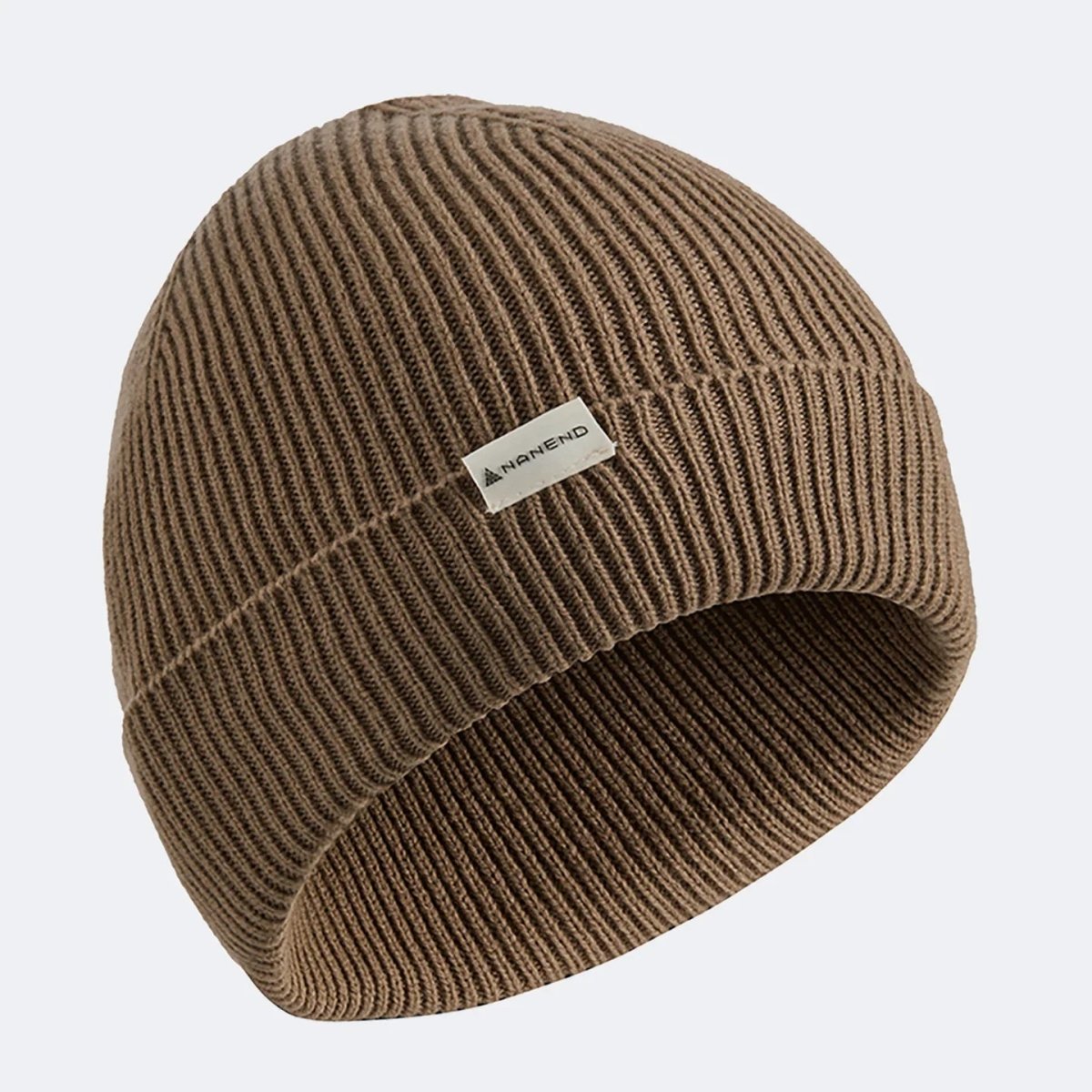 NANEND New Merino wool blend warm and breathable plain knit ski beanies - NANEND