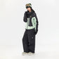 NANEND New plaid color - blocked workwear design ski suit set - Unisex - NANEND
