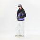 NANEND New plaid color - blocked workwear design ski suit set - Unisex - NANEND