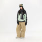 NANEND New plaid color - blocked workwear design ski suit set - Unisex - NANEND