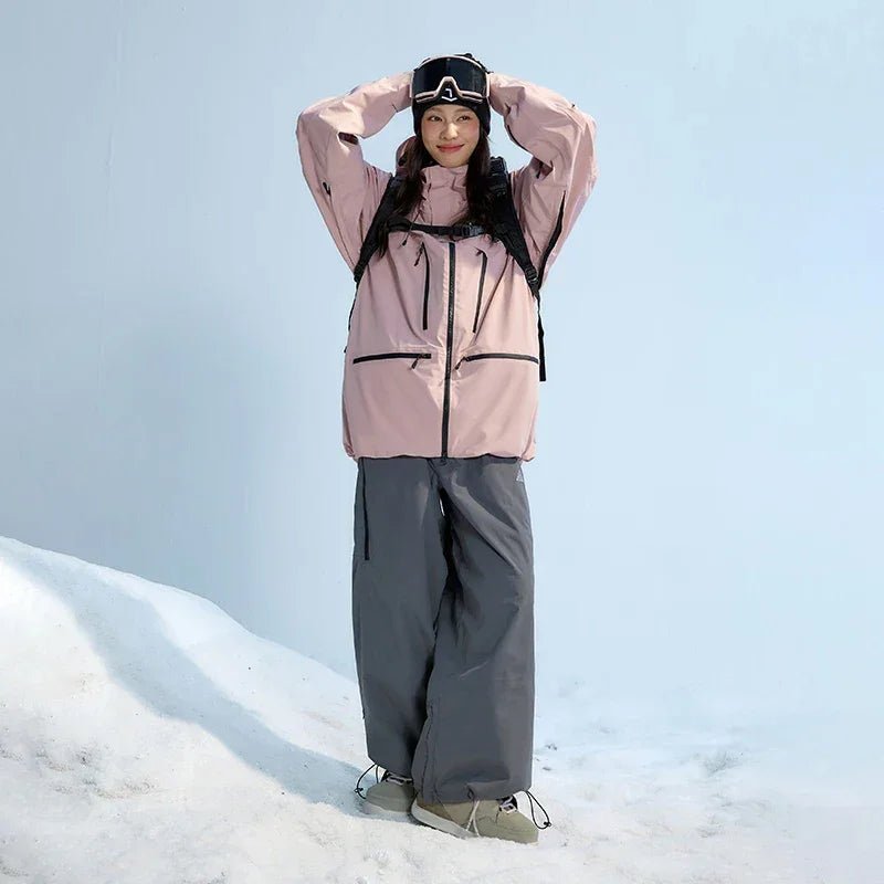 NANEND New Waterproof and Windproof P - filled Cotton Warm Ski Jacket - Unisex - NANEND