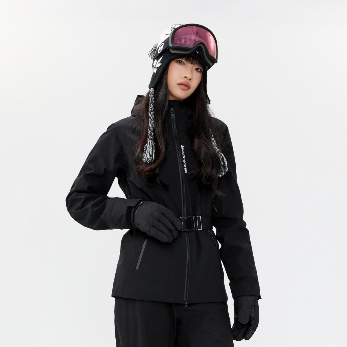 NANEND New Women's Slim Fit Waterproof P - Cotton Warm Ski Jacket - NANEND