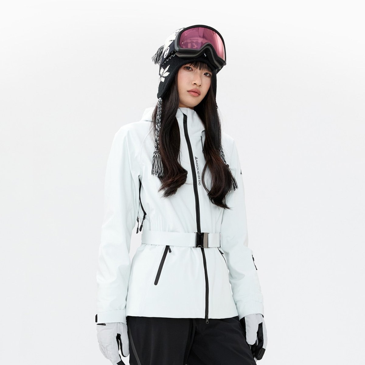 NANEND New Women's Slim Fit Waterproof P - Cotton Warm Ski Jacket - NANEND