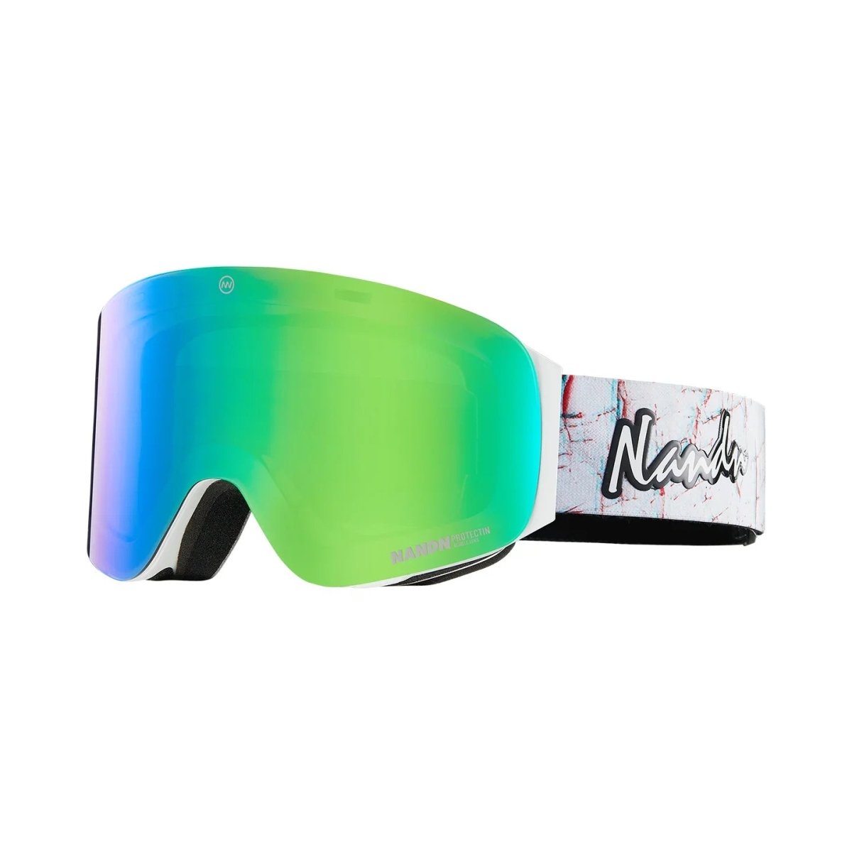 スキー・スノーボードアクセサリー NANDN New Tech Magnetic Lens Goggles NANEND OTG HD Anti-Fog Flip-Up Ski Goggles NG17 - Breathable