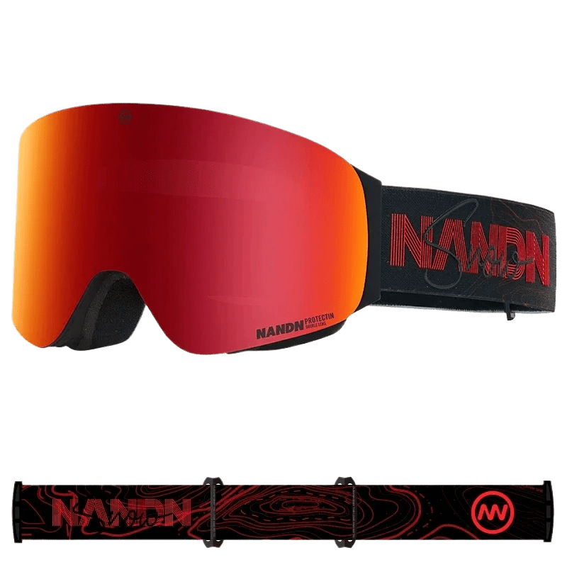 NANEND OTG Cylindrical breathable HD anti - fog flip - up ski goggles NG17 - NANEND