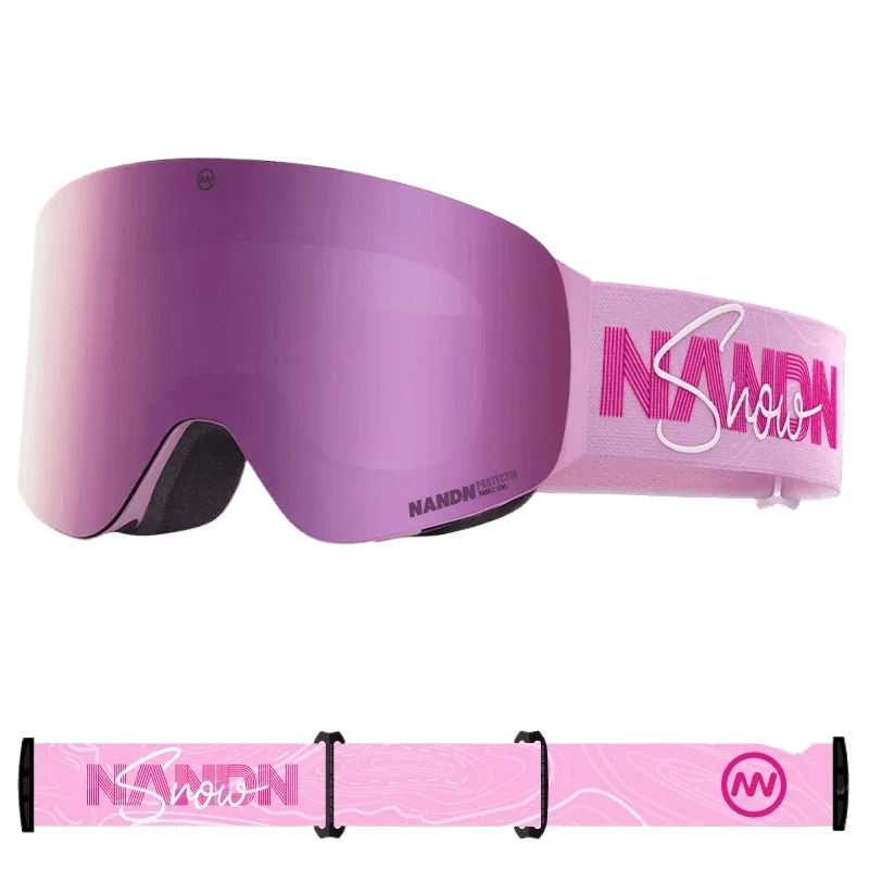 NANEND OTG Cylindrical breathable HD anti - fog flip - up ski goggles NG17 - NANEND