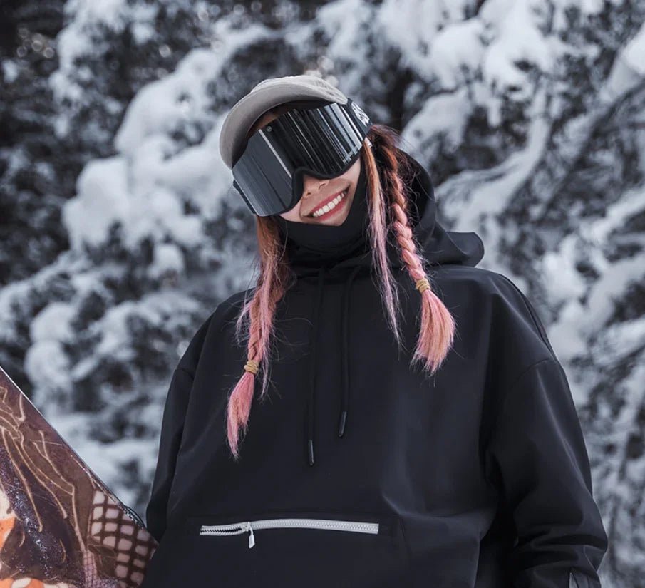 NANEND OTG Cylindrical breathable HD anti - fog flip - up ski goggles NG17 - NANEND