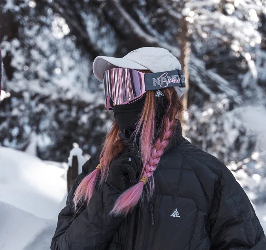 NANEND OTG Cylindrical breathable HD anti - fog flip - up ski goggles NG17 - NANEND