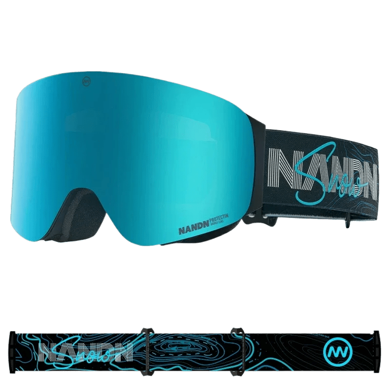 nandn ski goggles OTG Cylindrical breathable HD anti-fog flip-up ski goggles NG17