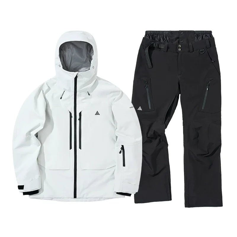 NANEND P cotton - filled & built - in RECCO waterproof and warm snowsuit set - Unisex - NANEND