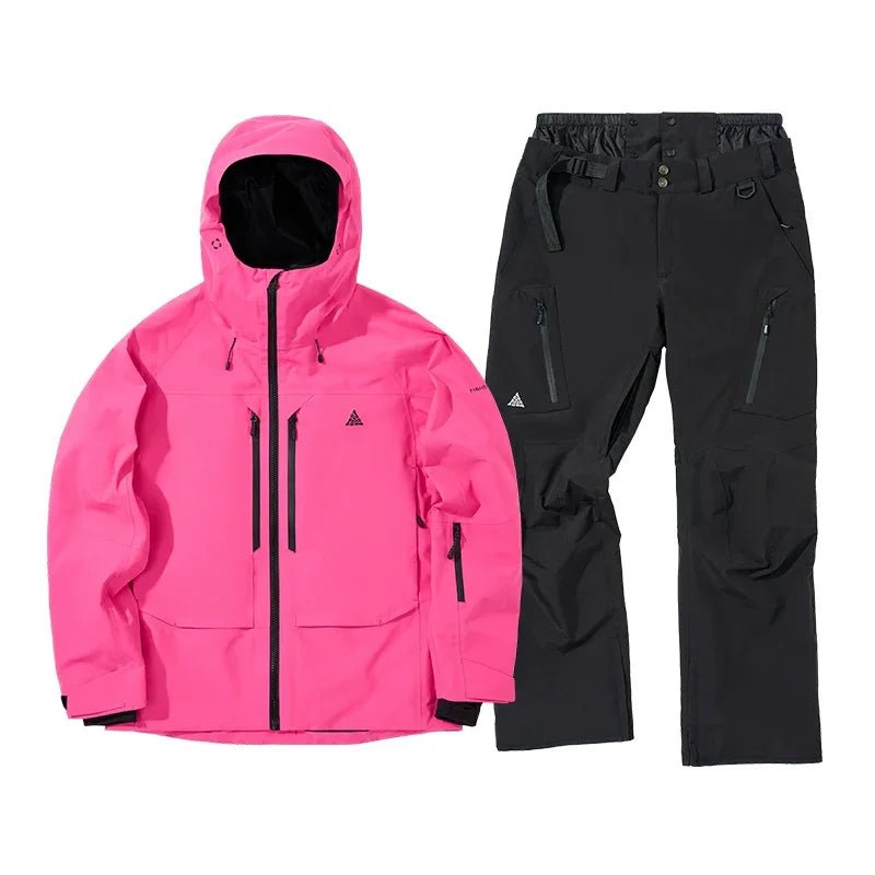 NANEND P cotton - filled & built - in RECCO waterproof and warm snowsuit set - Unisex - NANEND
