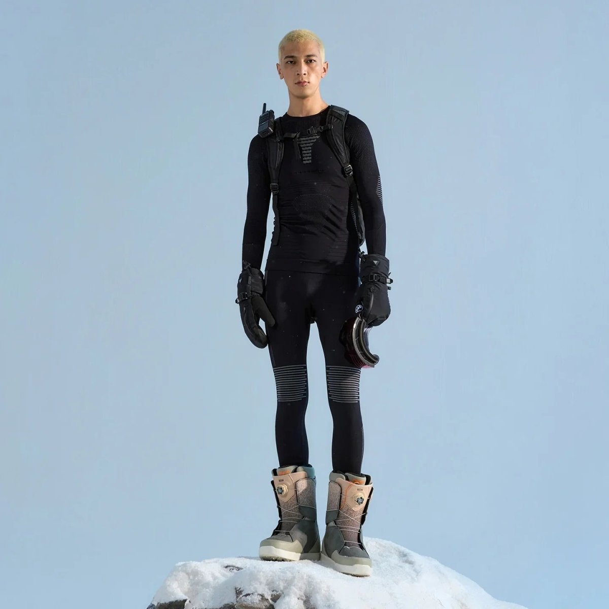 NANEND Professional Lycra Compression Ski Set for Men and Women - Insulated Basic Layer Quick - Drying - NANEND