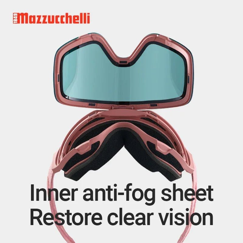 NANEND Ski Glasses, Snowboard Glasses, Anti - fog High Definition Ski Equipment Outdoor Snow Glasses - NANEND