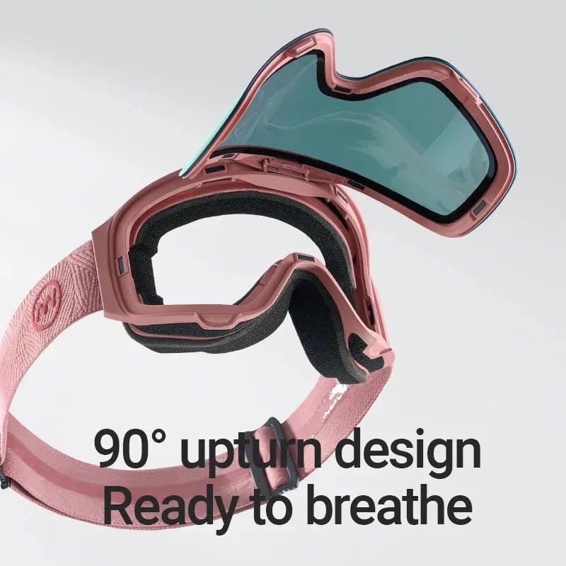 NANEND Ski Glasses, Snowboard Glasses, Anti - fog High Definition Ski Equipment Outdoor Snow Glasses - NANEND