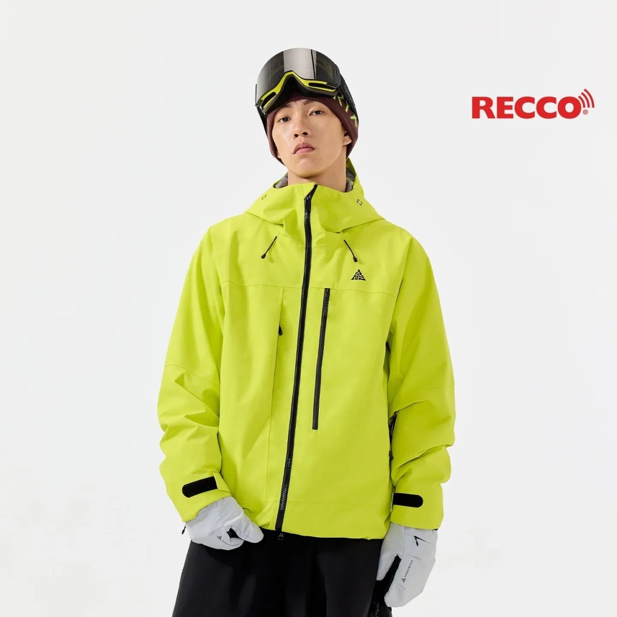 NANEND Skyline CORE Series Built - in RECCO 3L Waterproof Fully Seamed Ski Jacket - Unisex - NANEND