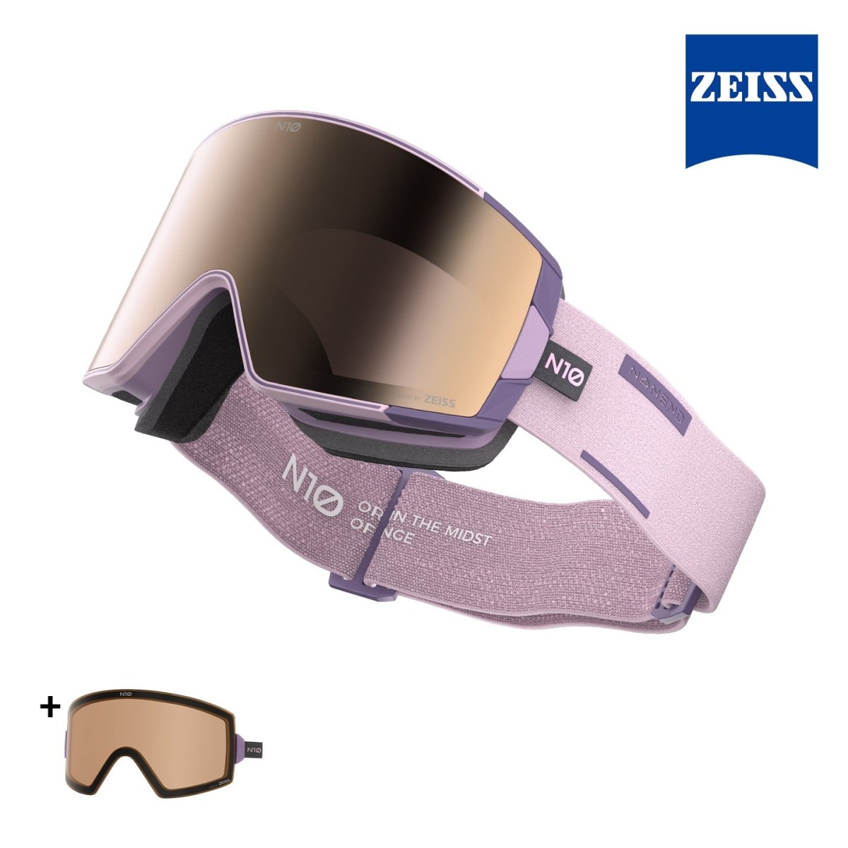 NANEND SNAP MASTER Zeiss HD Side - Open Magnetic Ski Goggles N10cs - NANEND
