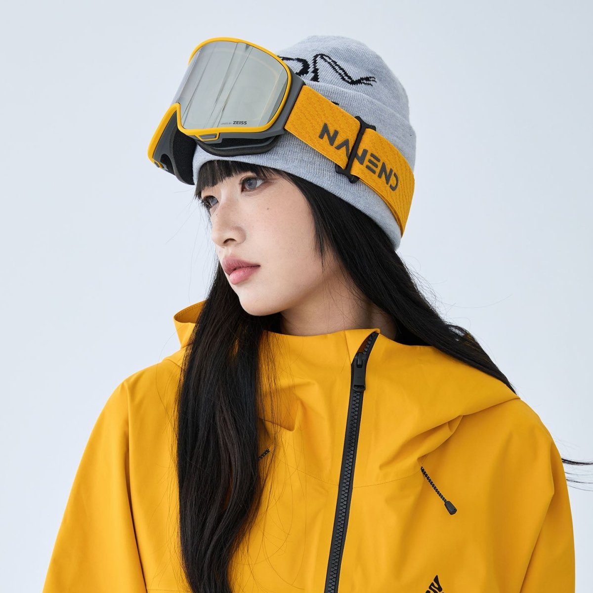 NANEND Transient - Dual ZEISS Lens Anti - Fog Bamboo Textured Straps Ski Goggles NG24Pro - NANEND